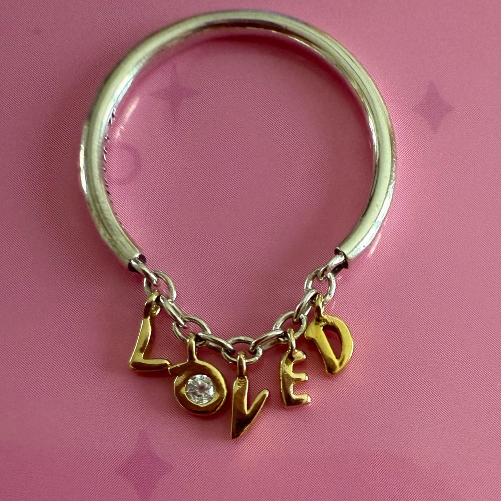 Loved script 💌 ring